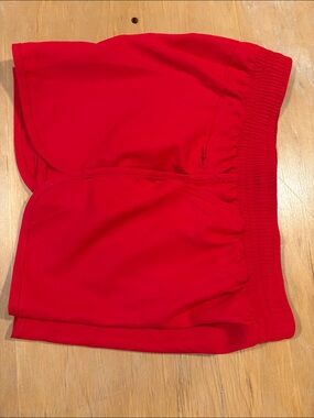 Athletic Works ~ Bright Red Women's Athletic Shorts Running